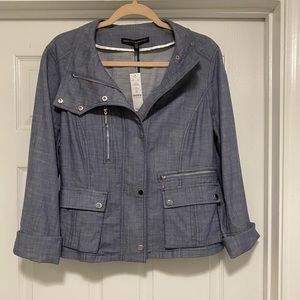 Lightweight soft denim jacket